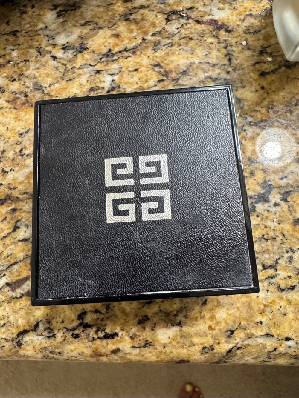 Black Men's Accessory Gift Box with Silver Logo